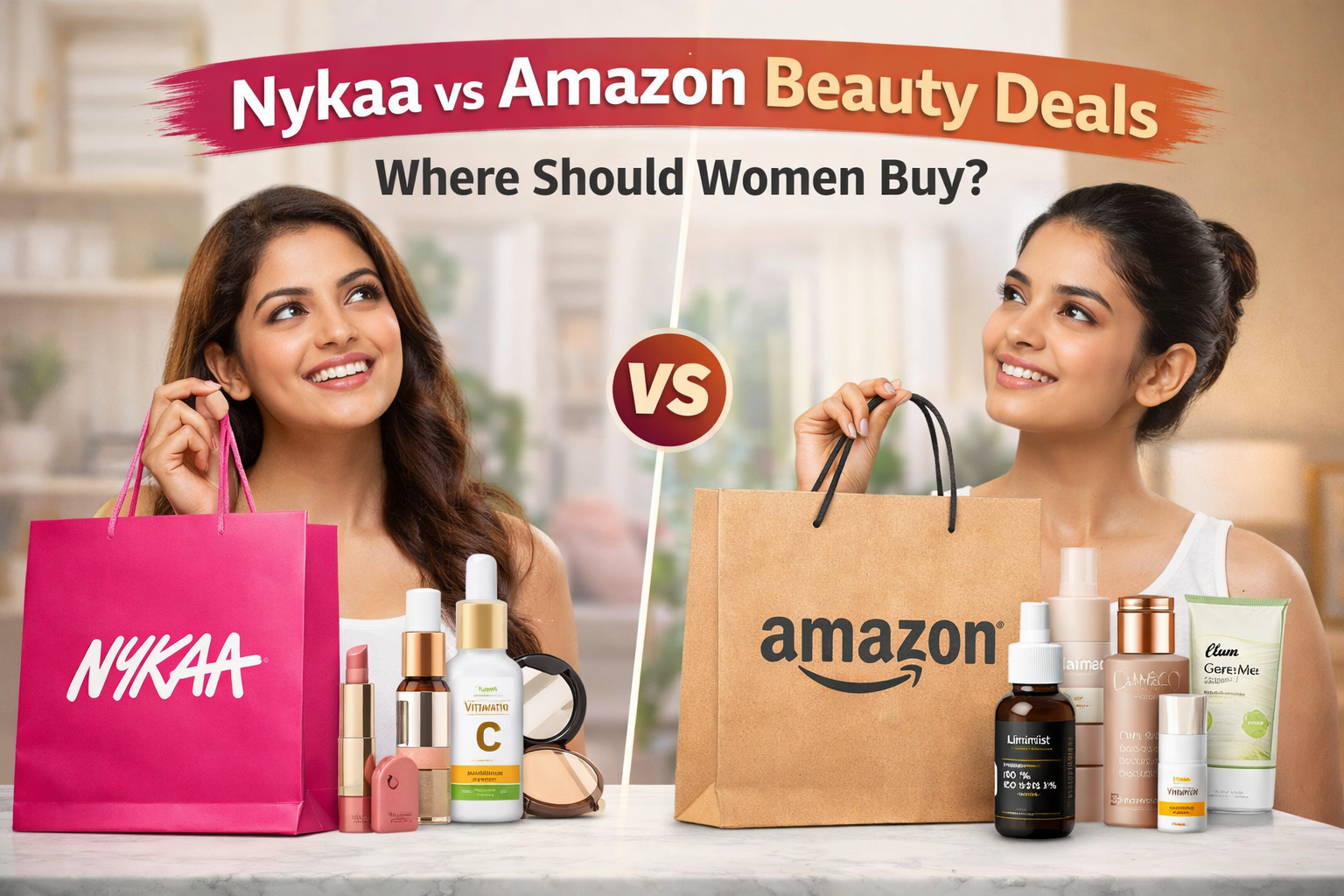 Nykaa vs Amazon – Which is Better for Beauty Shopping in 2026? chatgpt image mar 23, 2026, 11 12 26 pm