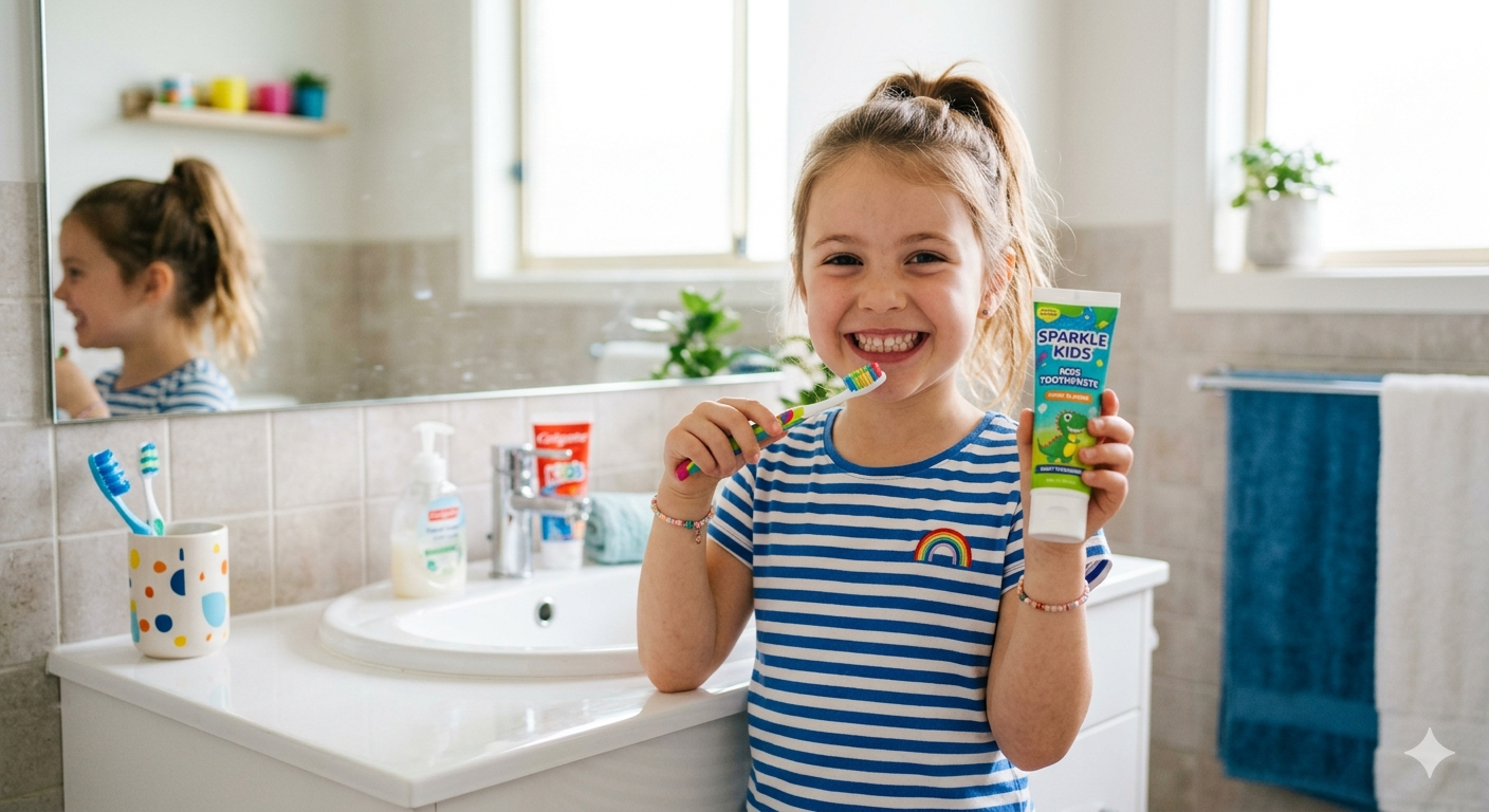 Best Toothpaste for Kids (2026) – Dentist-Approved & Safe Options in India gemini generated image 9ufp0c9ufp0c9ufp