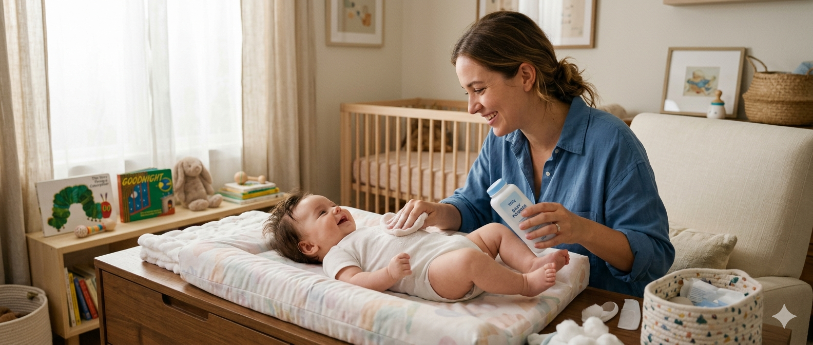 Best Baby Powders for Newborns in India (2026) – Complete Buying Guide gemini generated image llt5jjllt5jjllt5